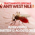 Intervento straordinario di prevenzione contro il West Nile a Voghera