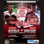 Sabato 4 ottobre, la grande boxe a Voghera